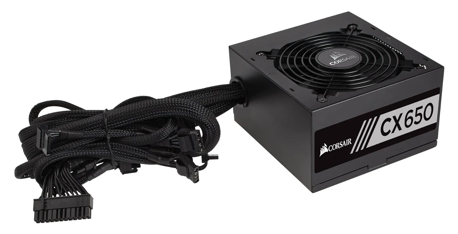 Corsair CX650  650w 80 PLUS Bronze ATX Desktop Power Supply view 4